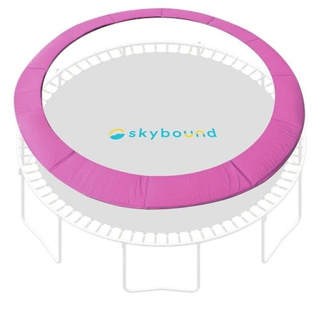 Skybound SkyBound P1-1512BPN 15 ft. Trampoline Pad Spring Cover Fits Up To 8 in. Springs; Pink - Standard P1-1512BPN